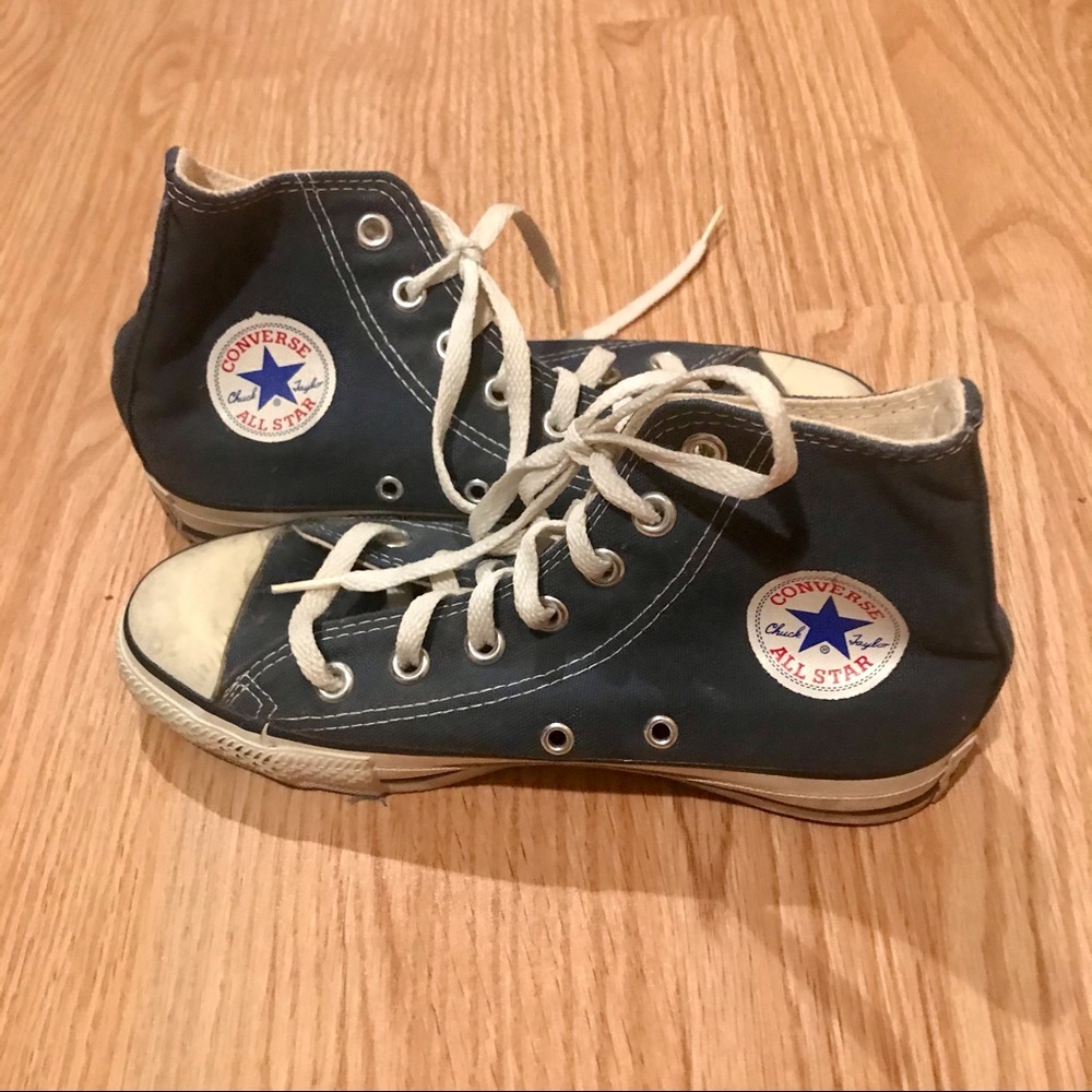 Converse Navy High Tops